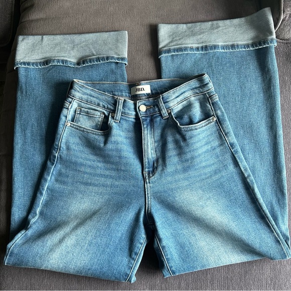 JBD Cuffed Palazzo Jeans - Picture 3 of 16